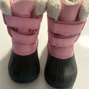Joe Fresh Pink and Black Kids Boots